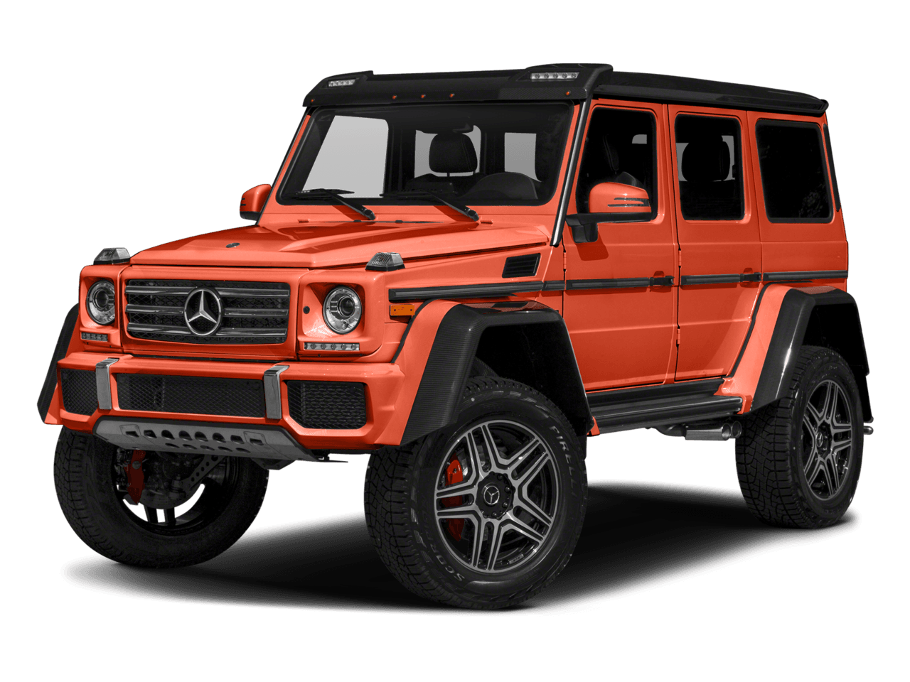 2018 Mercedes-Benz G-Class G 550 4x4 Squared - Front 3/4, facing to the left