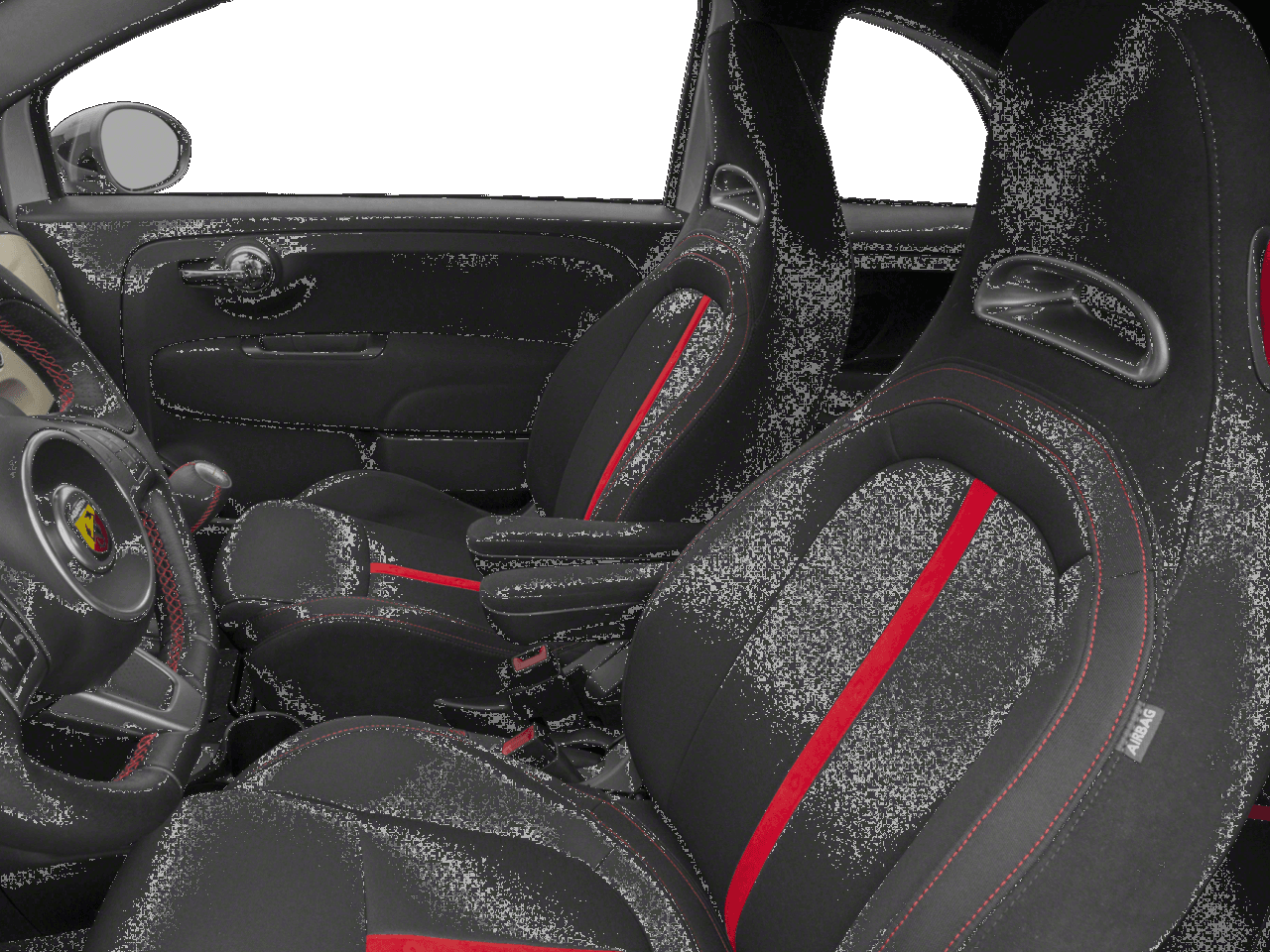 2018 FIAT 500c Lounge - Interior Driver's Side with Door Open, Front Seat Feature