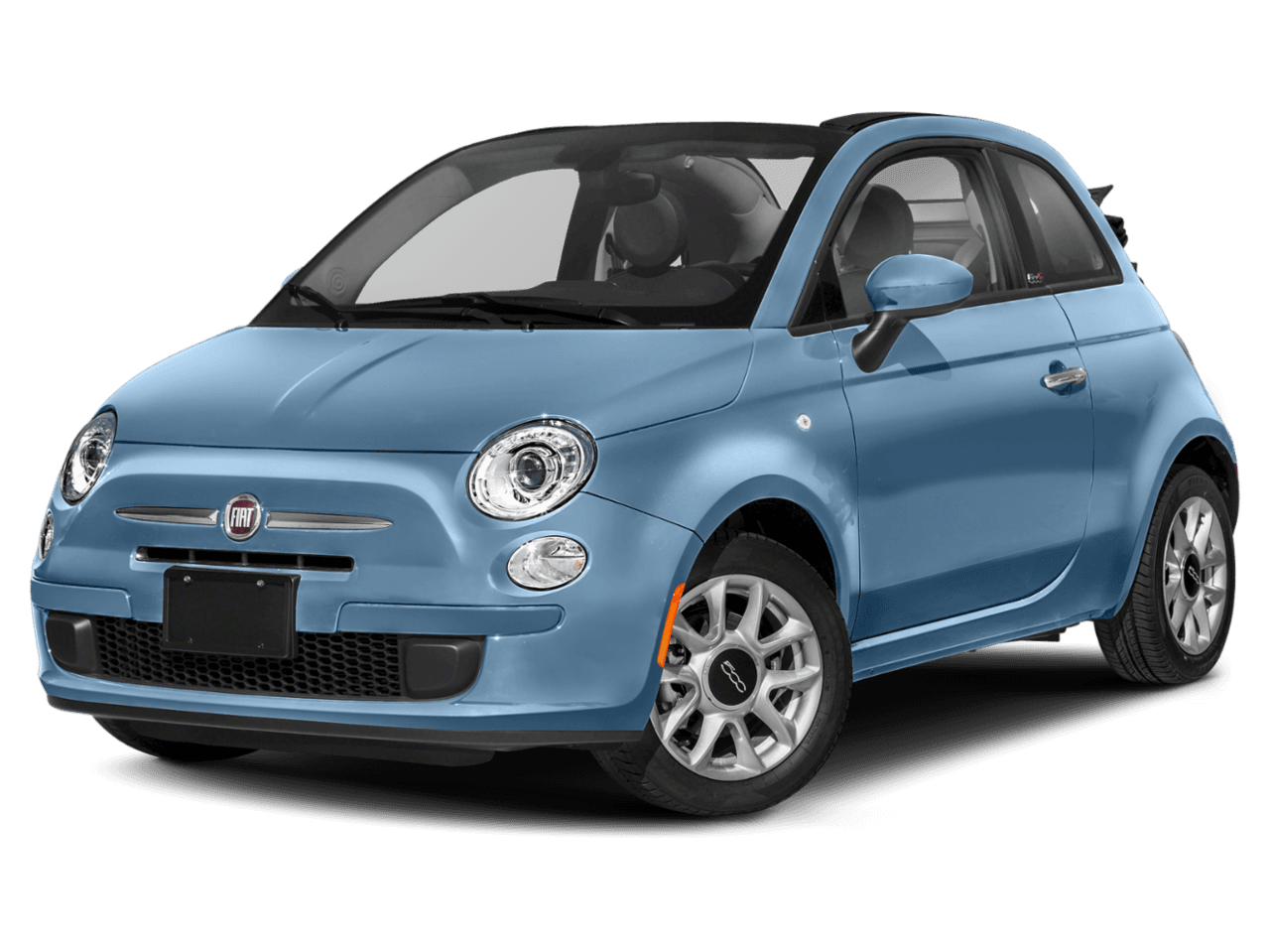 2018 FIAT 500c Lounge - Front 3/4, facing to the left