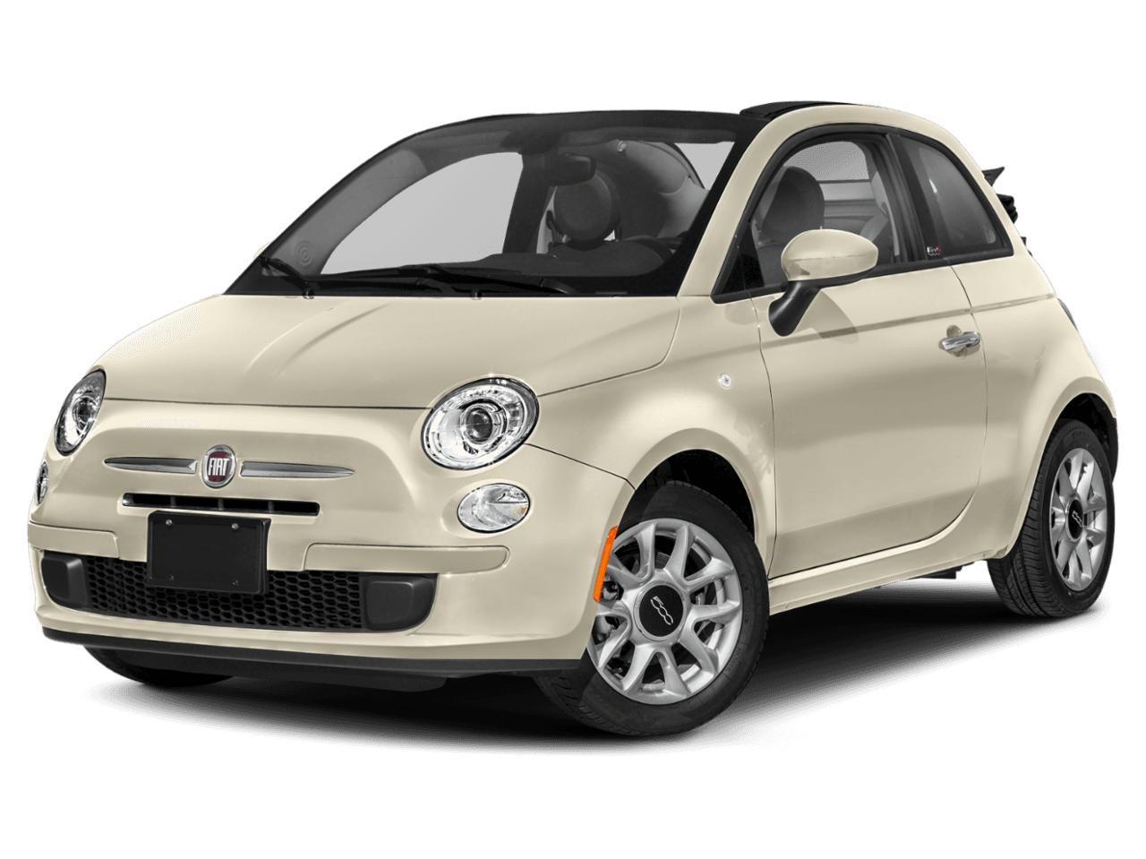 2018 FIAT 500c Lounge - Front 3/4, facing to the left