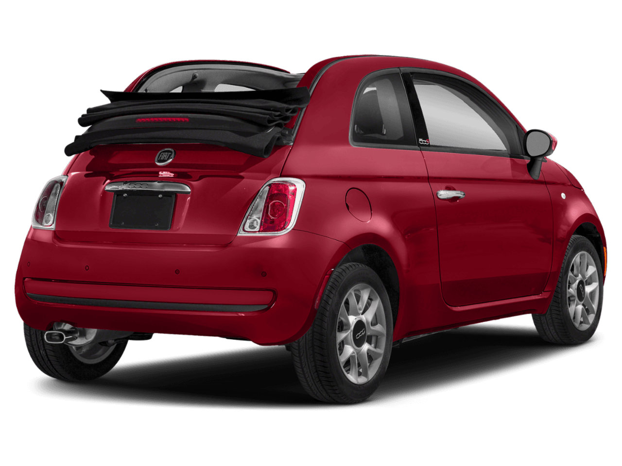 2018 FIAT 500c Lounge - Rear 3/4, facing to the right