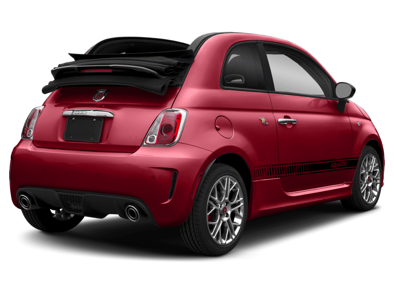 2018 FIAT 500c Abarth - Rear 3/4, facing to the right