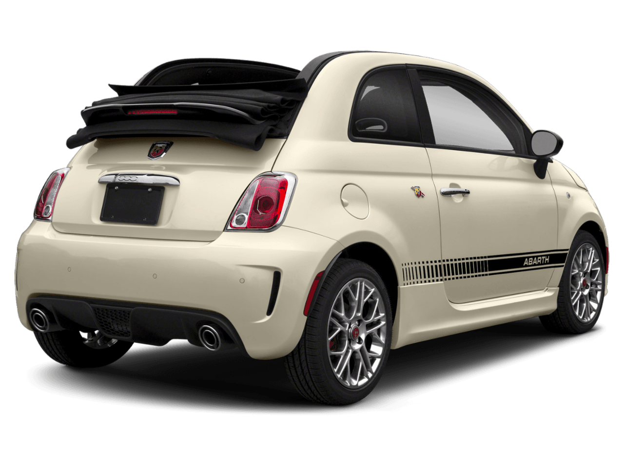 2018 FIAT 500c Abarth - Rear 3/4, facing to the right