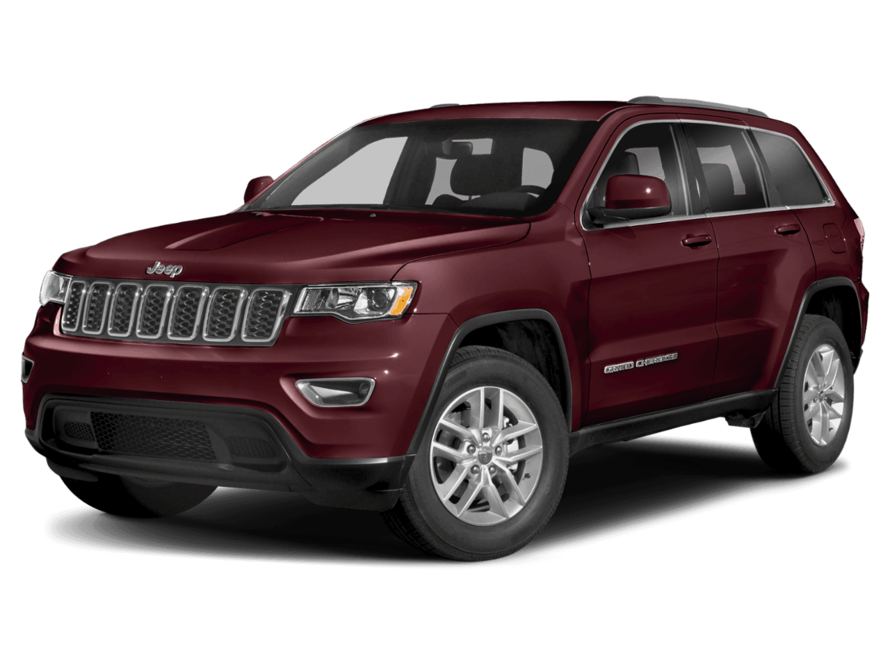 2018 Jeep Grand Cherokee Laredo E - Front 3/4, facing to the left
