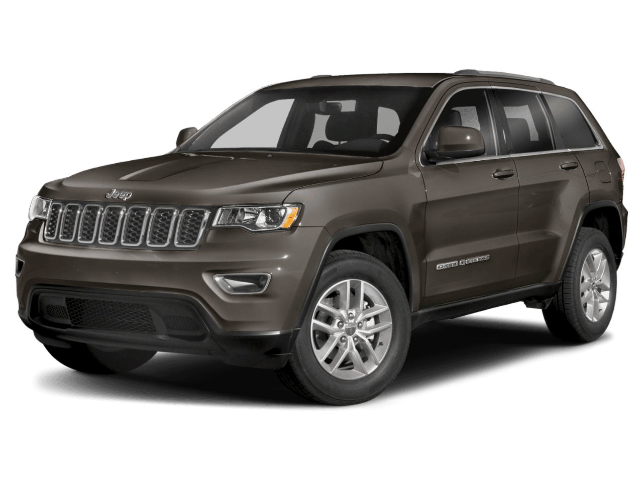 2018 Jeep Grand Cherokee Laredo E - Front 3/4, facing to the left