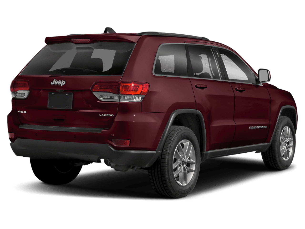2018 Jeep Grand Cherokee Laredo E - Rear 3/4, facing to the right