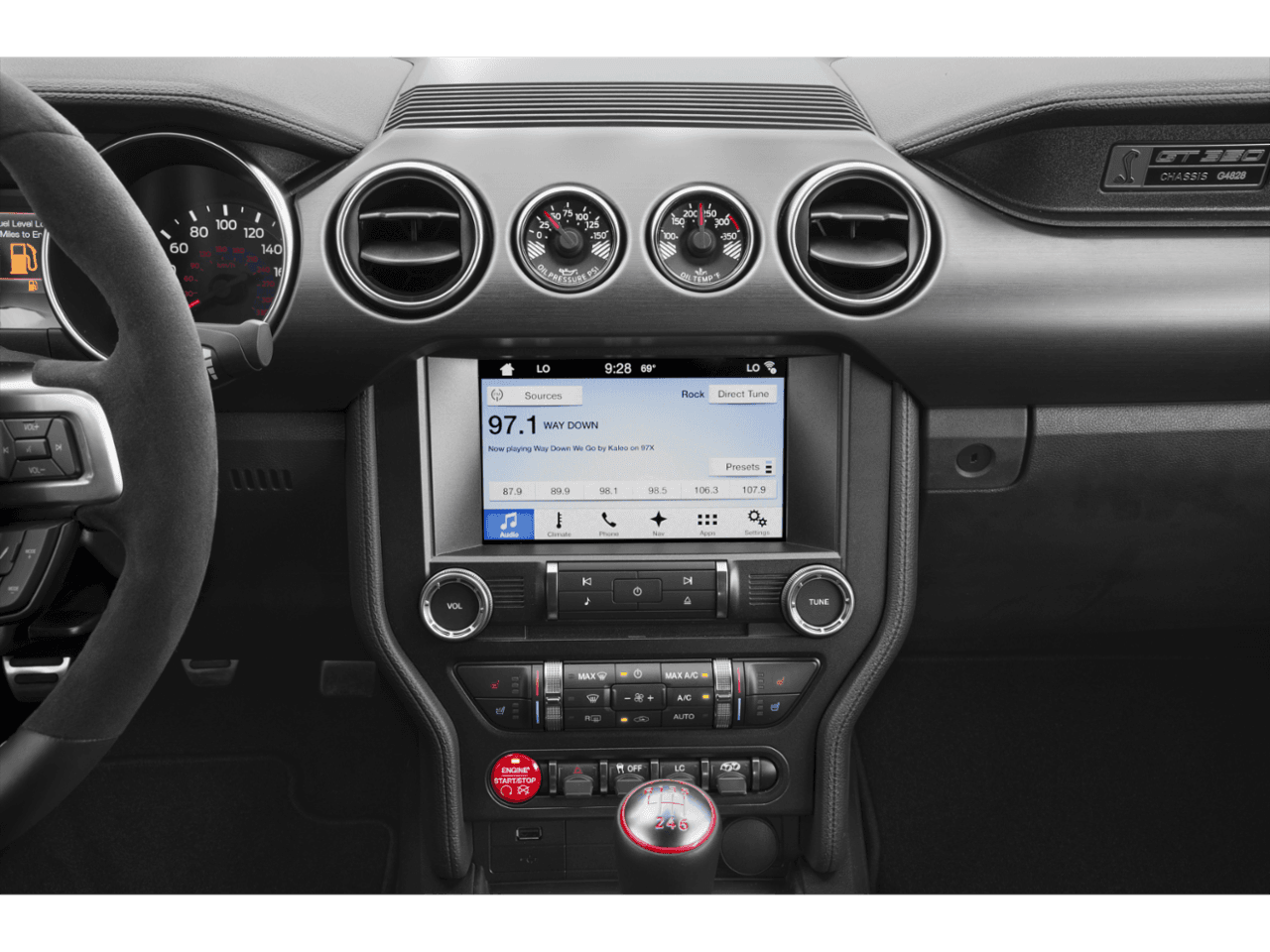 2016 Ford Mustang 2dr Fastback Shelby GT350R - Interior Stereo System