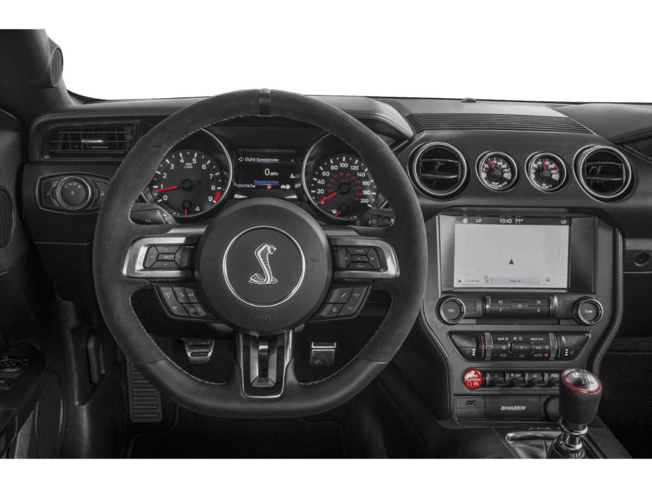 2017 Ford Mustang Shelby GT350R Fastback - Interior Drivers Dash