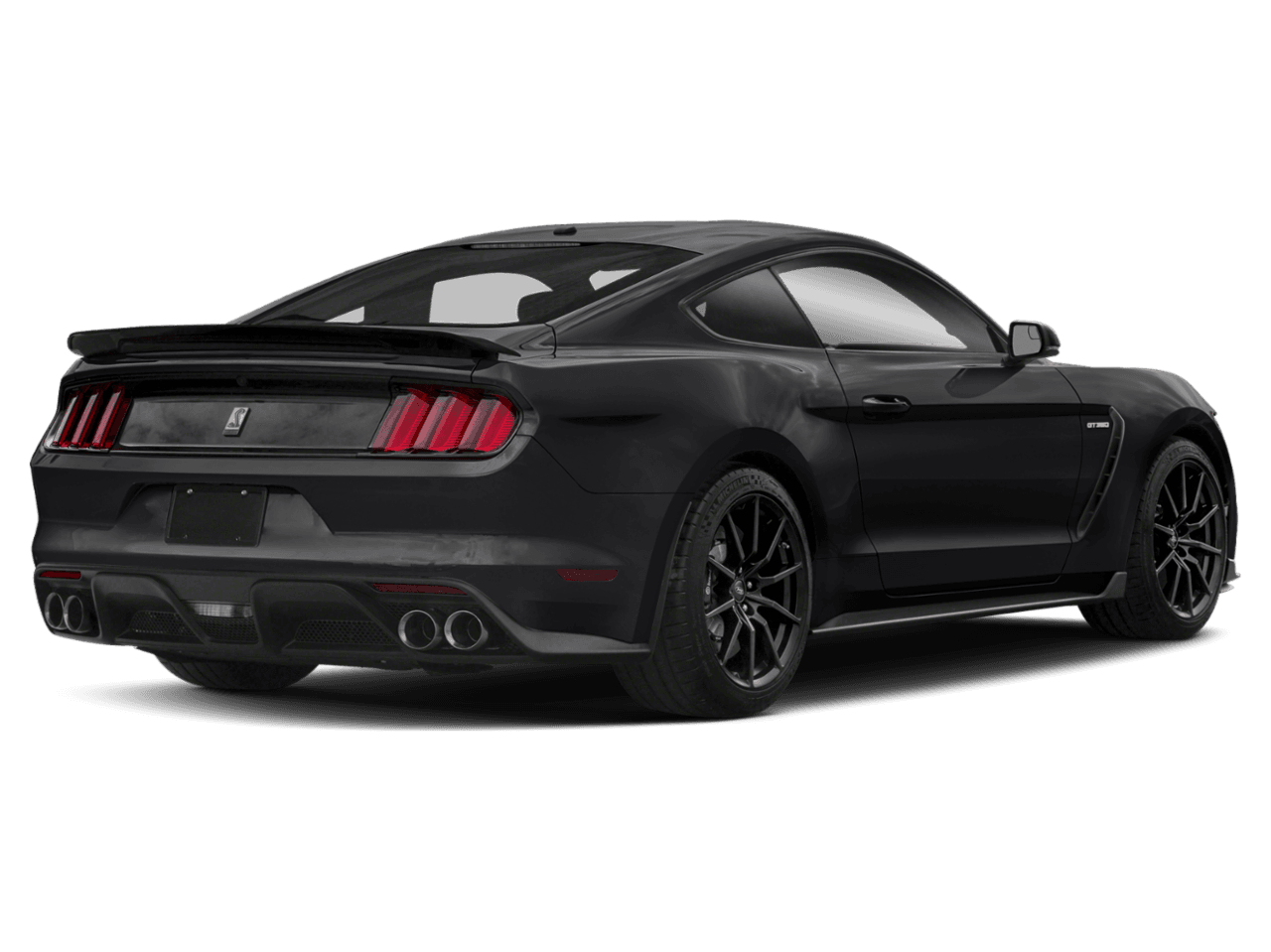 2017 Ford Mustang Shelby GT350R Fastback - Rear 3/4, facing to the right