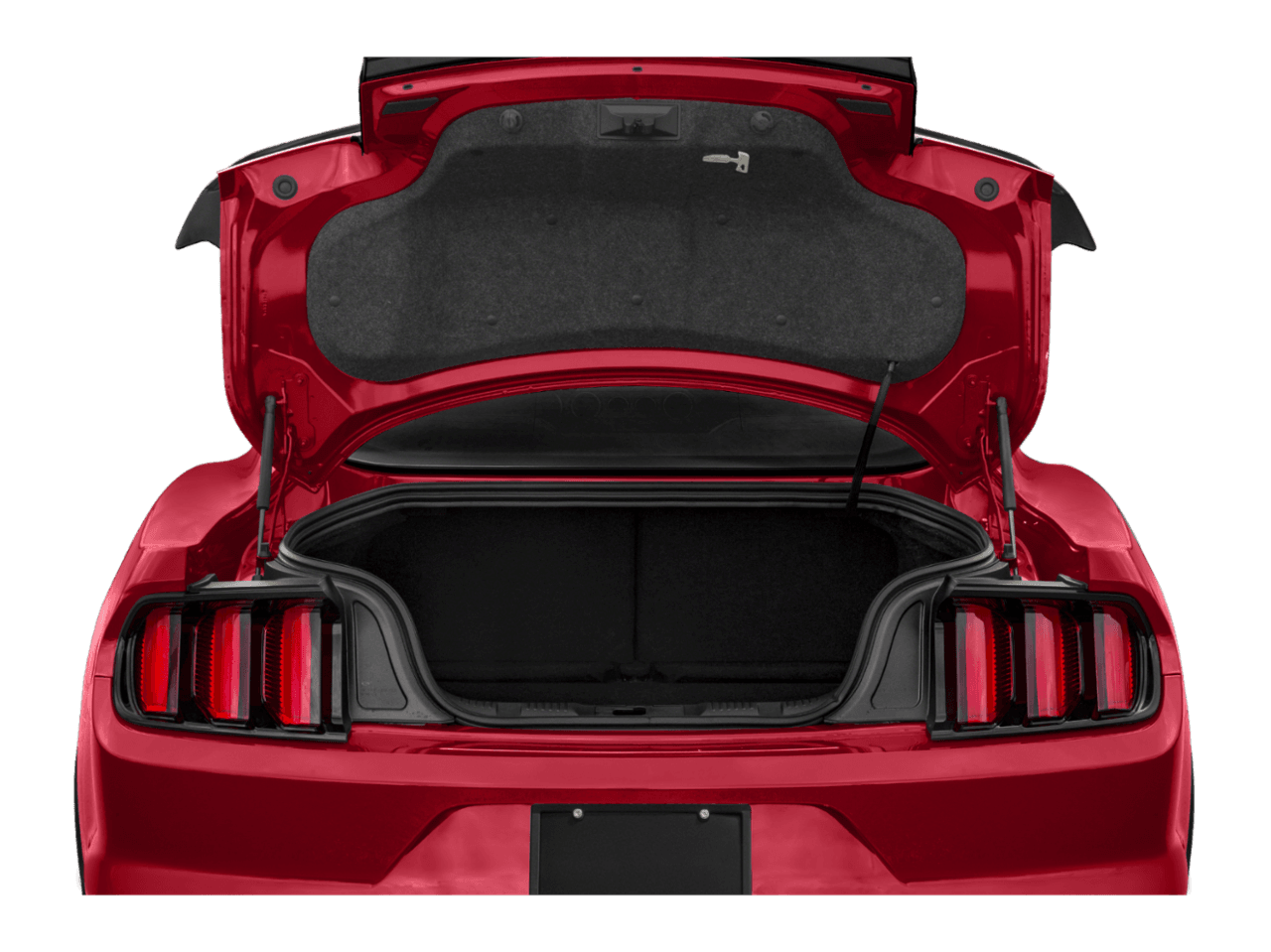 2017 Ford Mustang Shelby GT350R Fastback - Interior Trunk with Hatch Open Feature