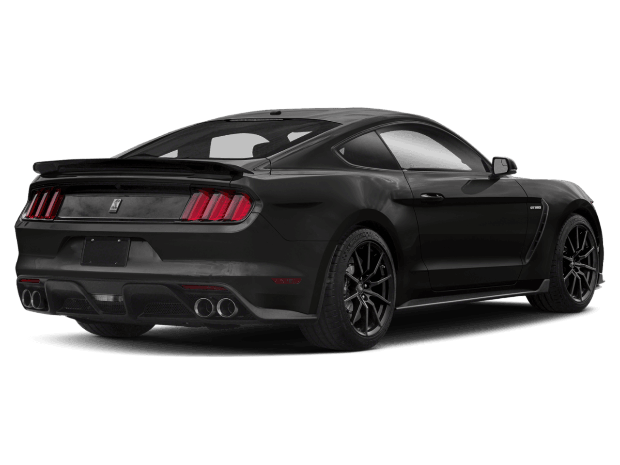 2018 Ford Mustang Shelby GT350R Fastback - Rear 3/4, facing to the right