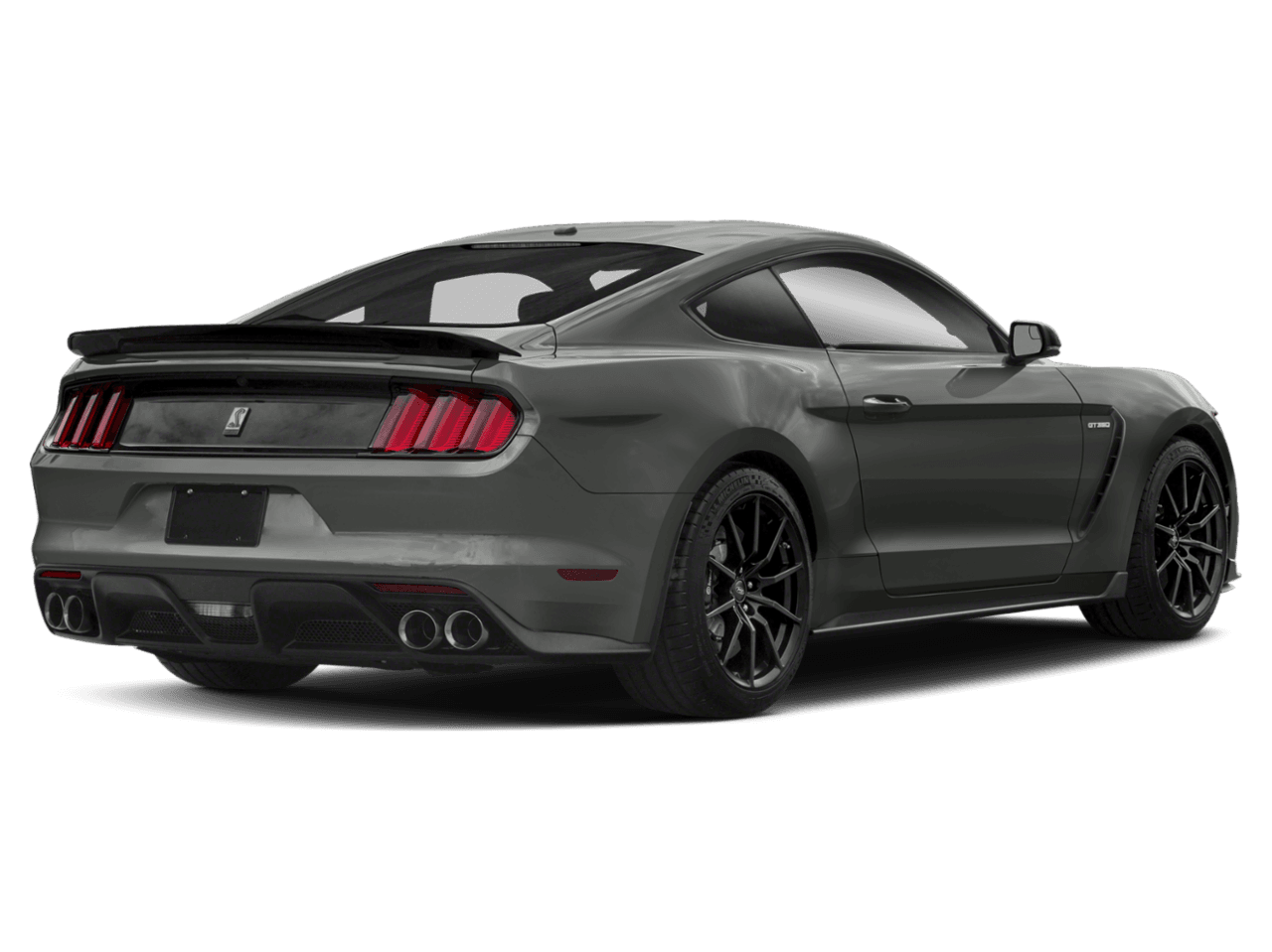 2018 Ford Mustang Shelby GT350R Fastback - Rear 3/4, facing to the right