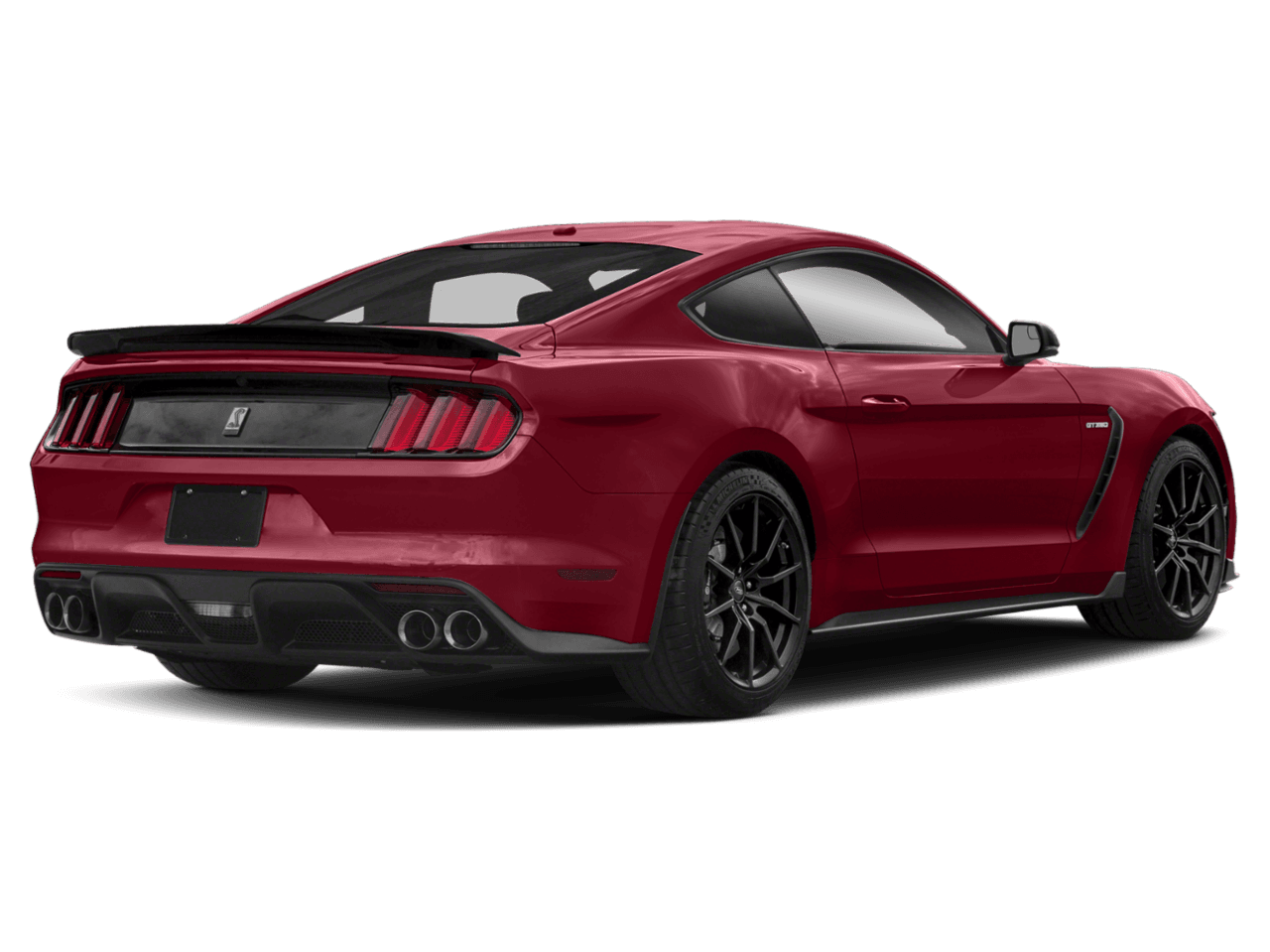 2018 Ford Mustang Shelby GT350R Fastback - Rear 3/4, facing to the right