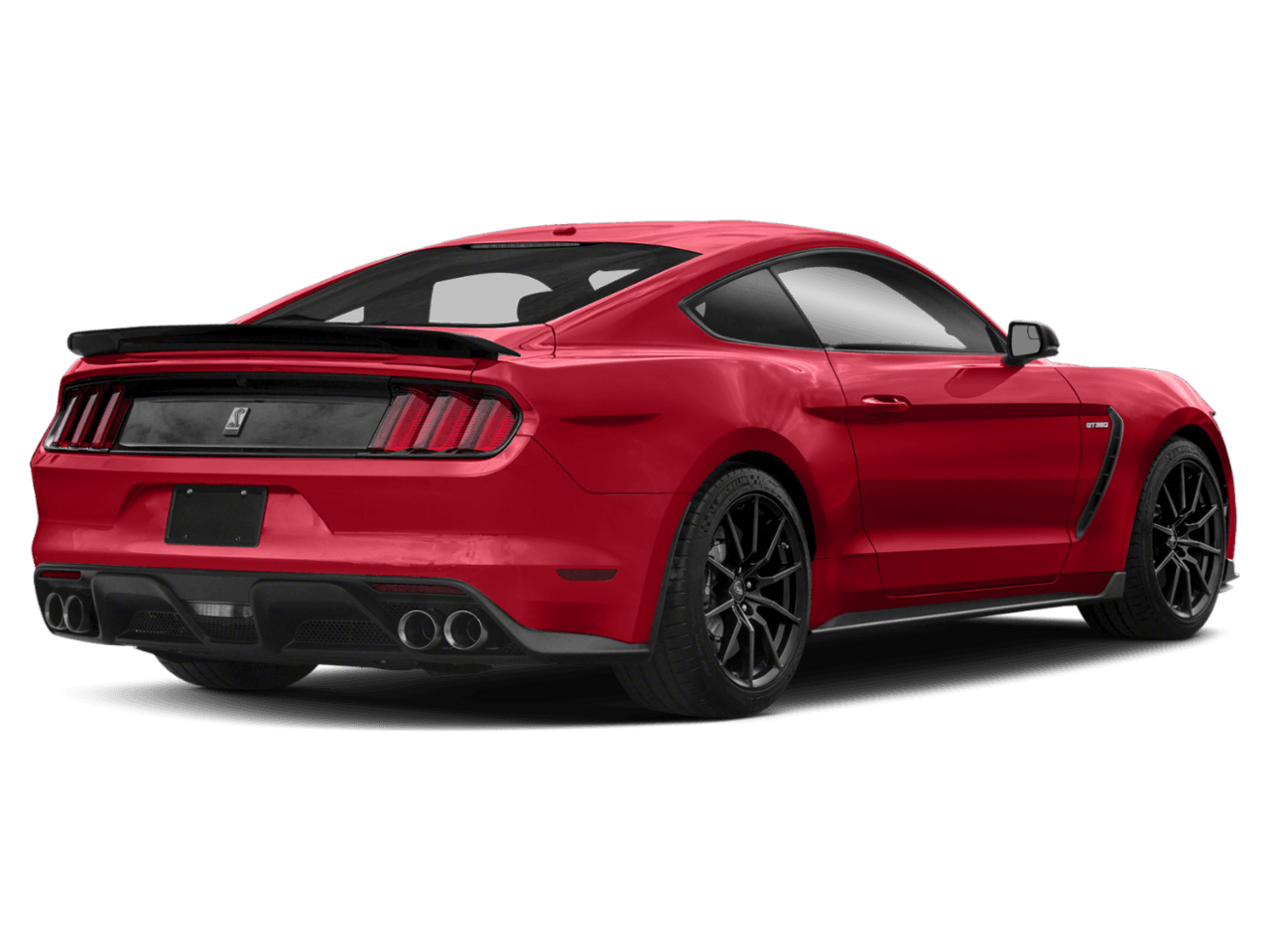 2018 Ford Mustang Shelby GT350R Fastback - Rear 3/4, facing to the right