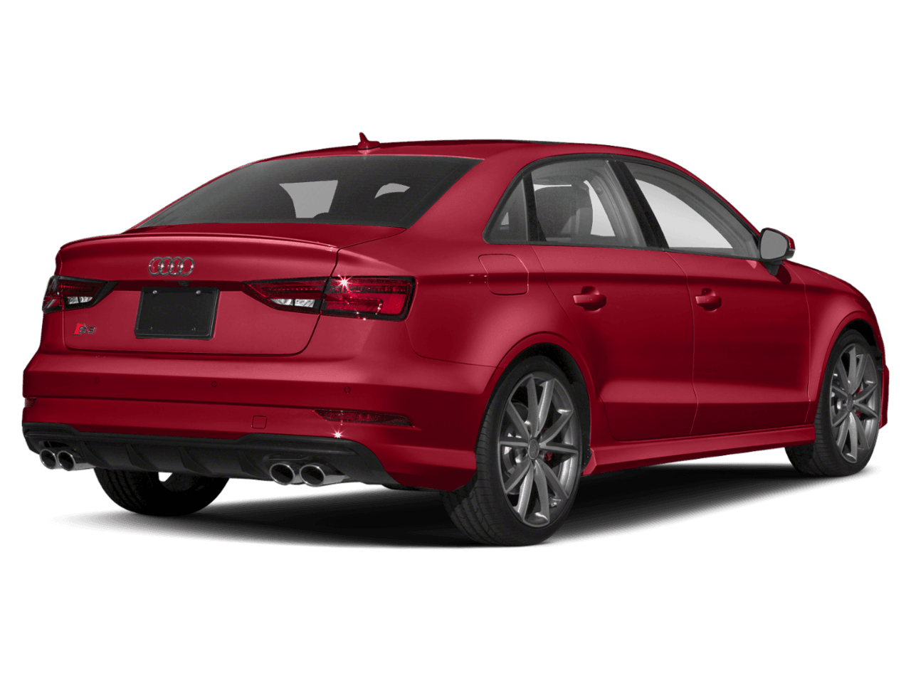 2018 Audi S3 Tech Premium Plus - Rear 3/4, facing to the right
