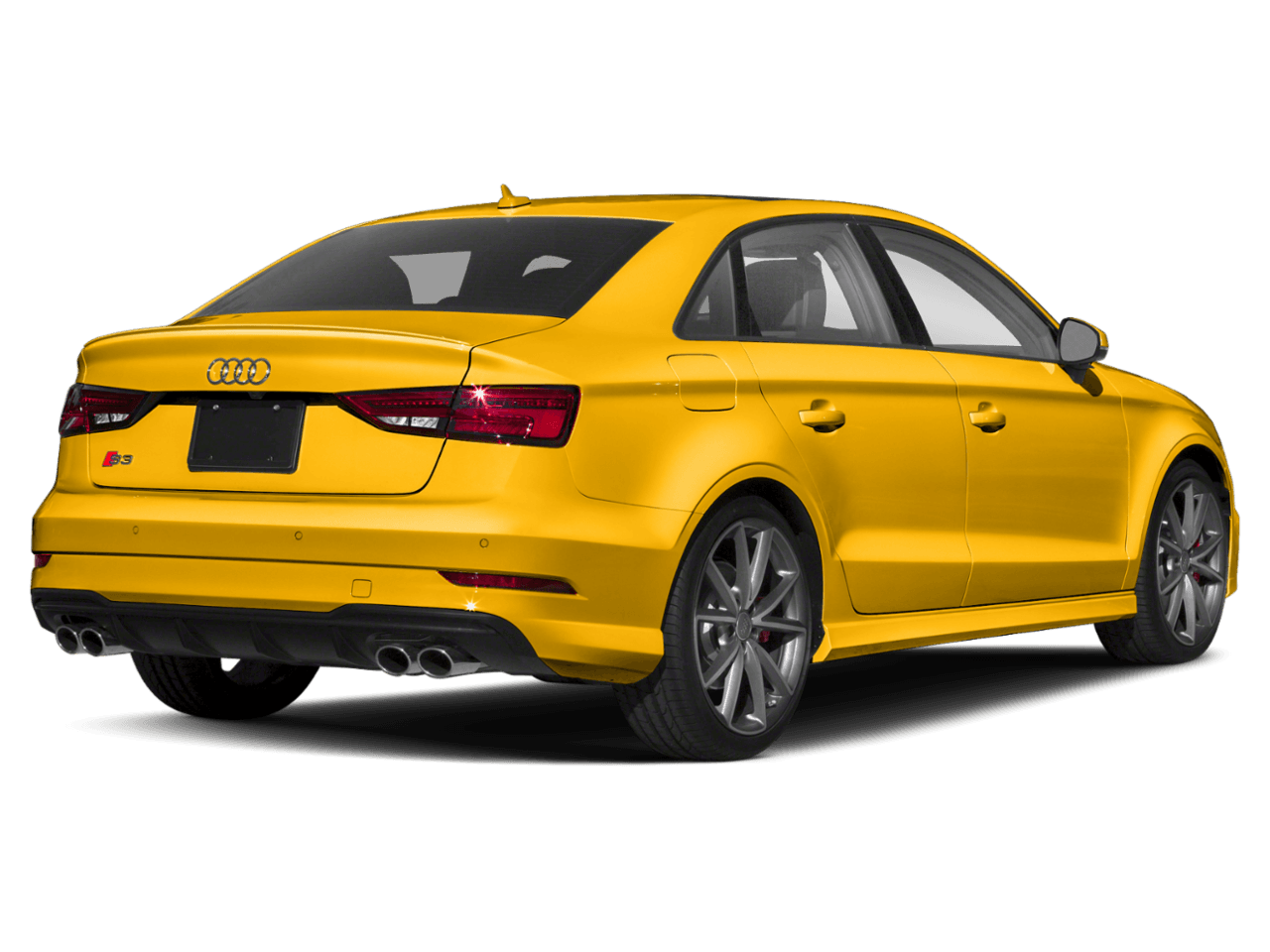 2018 Audi S3 Tech Premium Plus - Rear 3/4, facing to the right