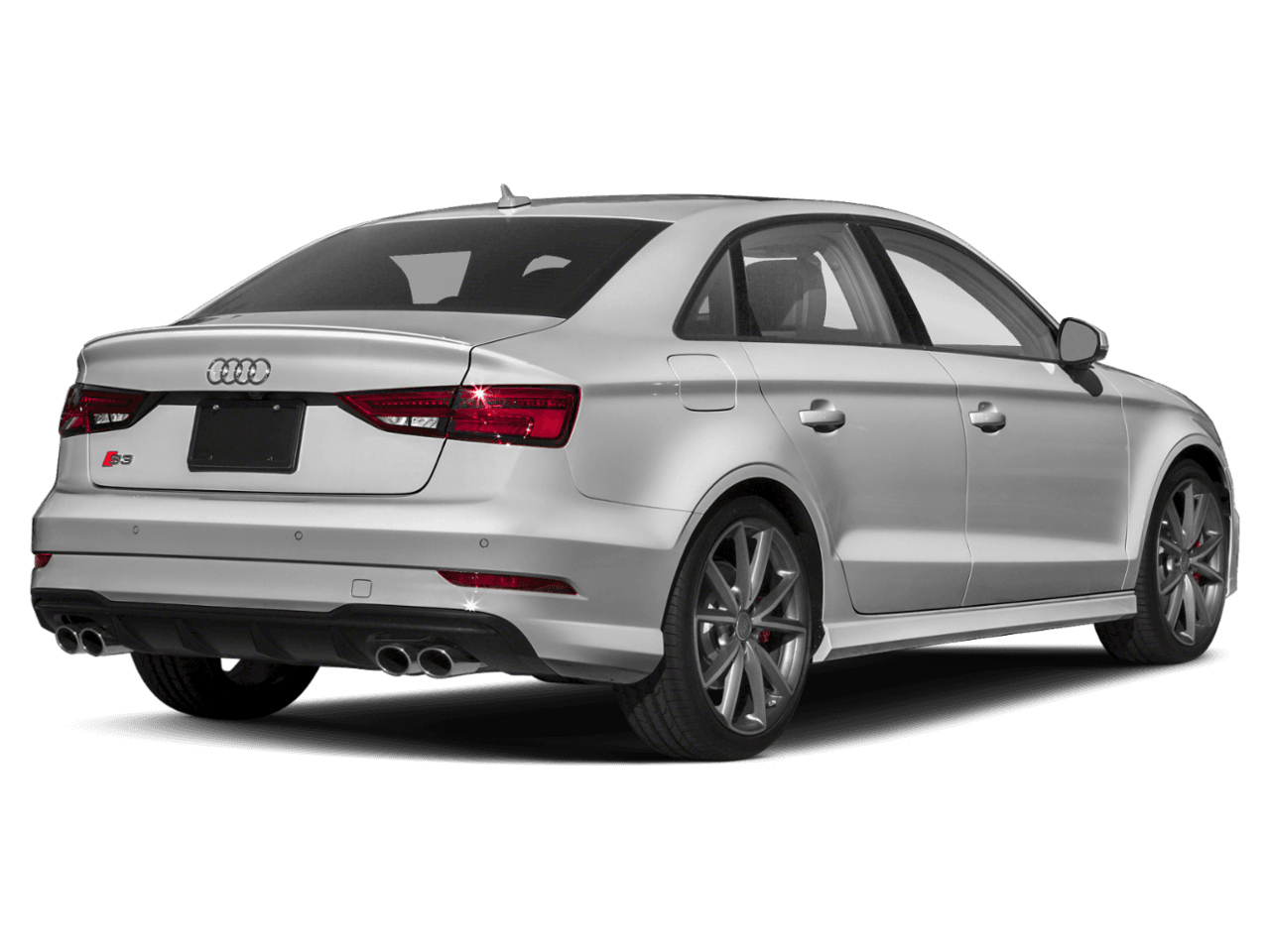 2018 Audi S3 Tech Premium Plus - Rear 3/4, facing to the right