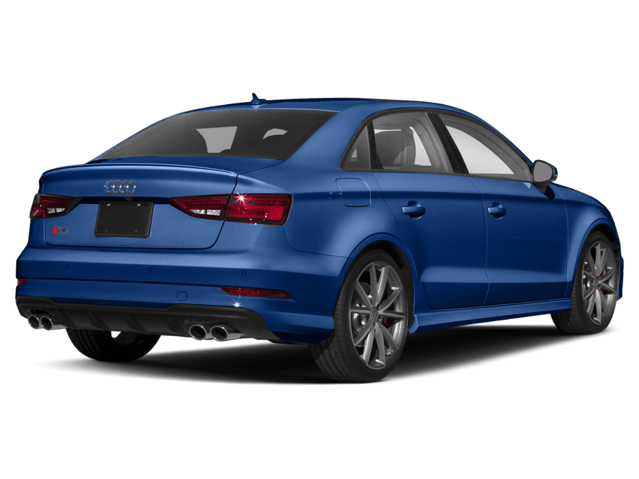 2018 Audi S3 Tech Prestige - Rear 3/4, facing to the right