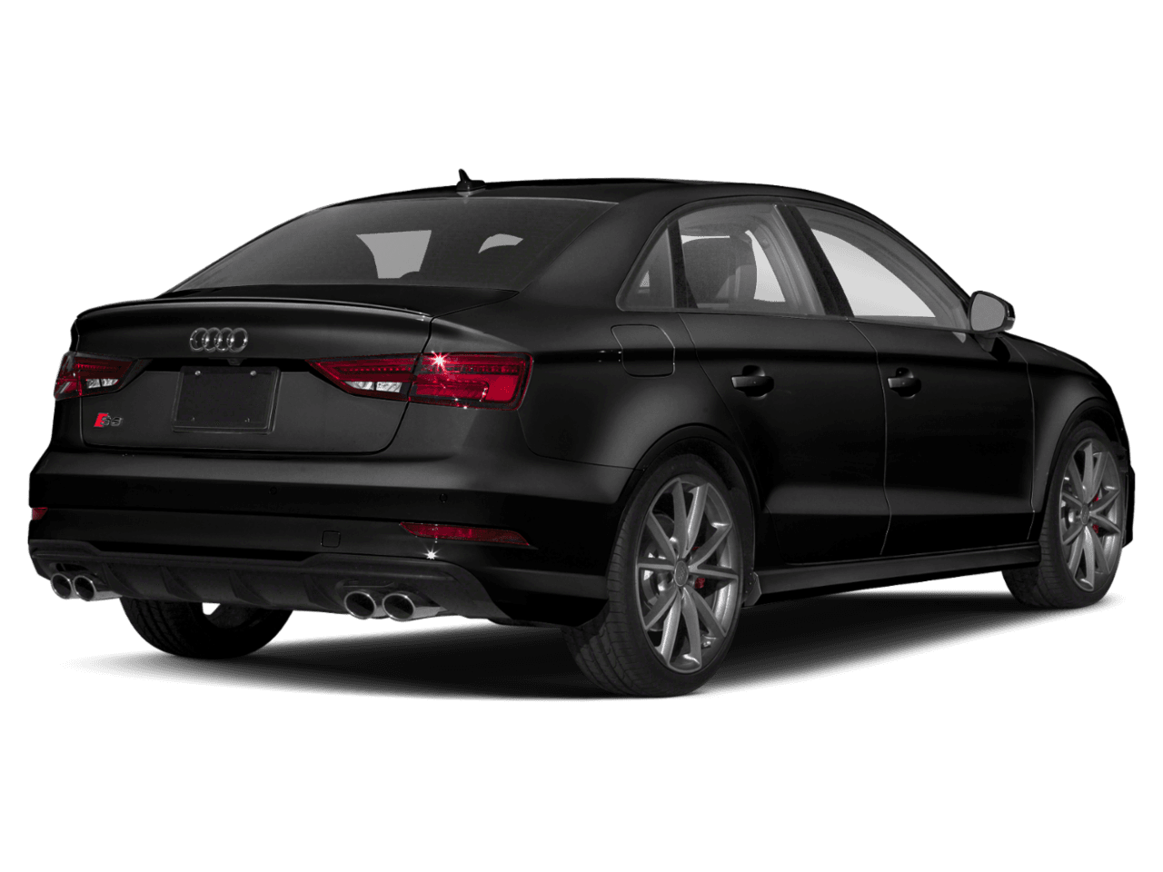 2018 Audi S3 Tech Prestige - Rear 3/4, facing to the right