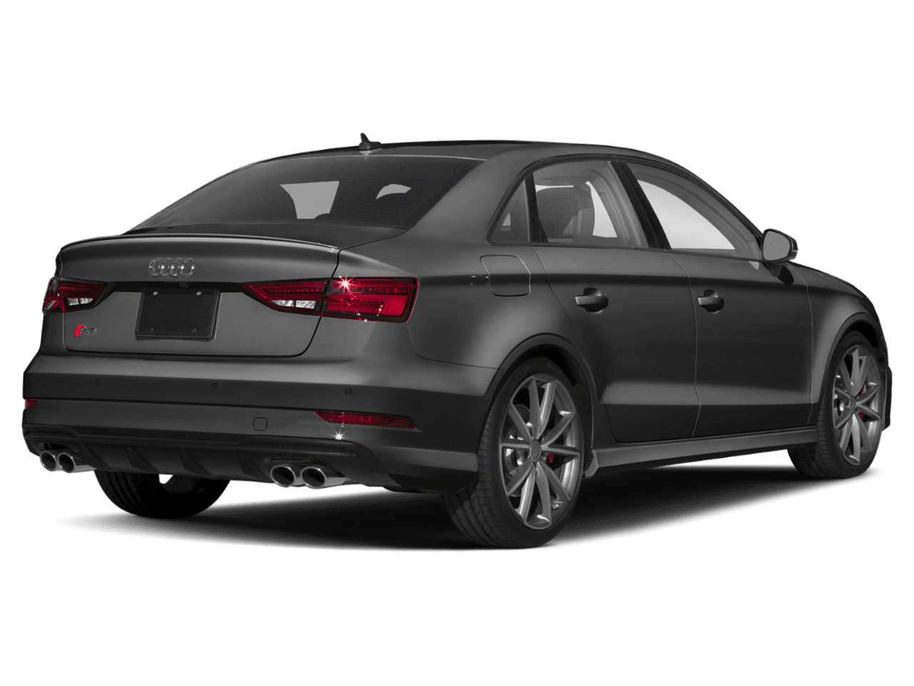 2018 Audi S3 Tech Prestige - Rear 3/4, facing to the right