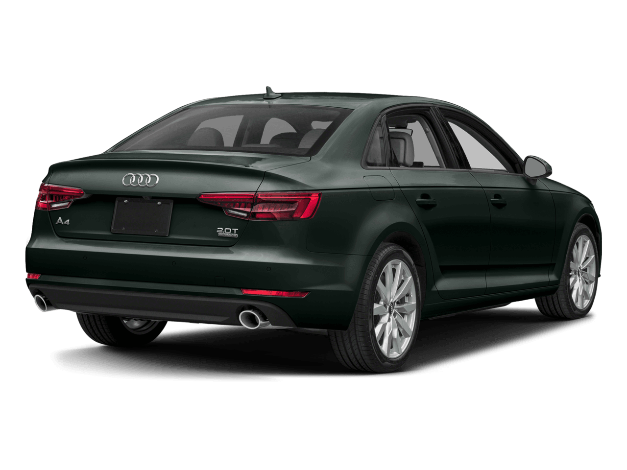 2018 Audi A4 Tech Premium Plus - Rear 3/4, facing to the right