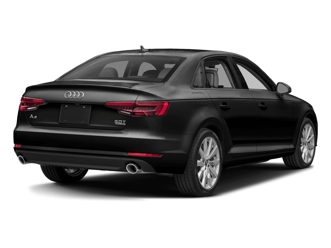 2018 Audi A4 Tech Premium Plus - Rear 3/4, facing to the right