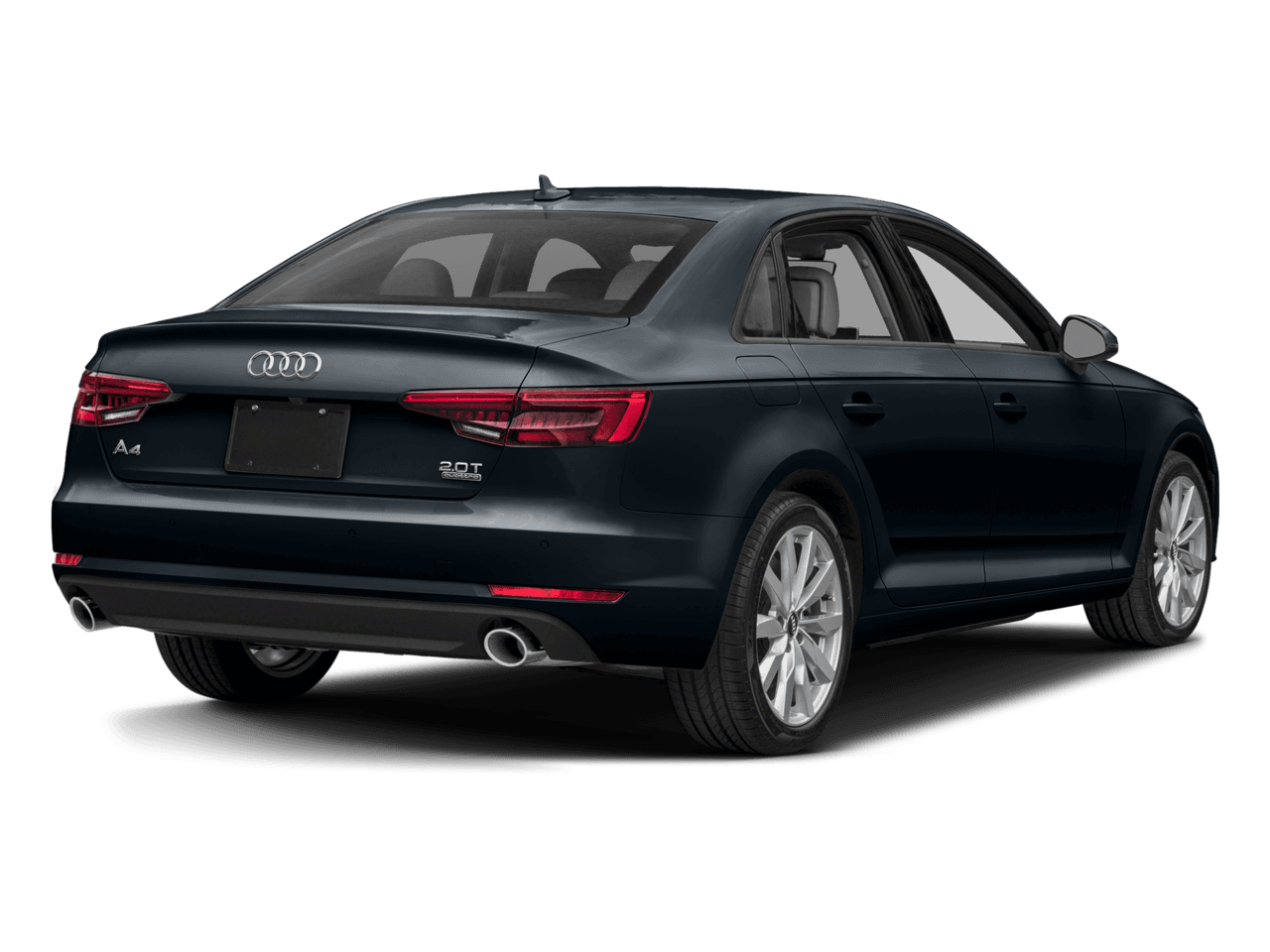 2018 Audi A4 Tech Premium Plus - Rear 3/4, facing to the right