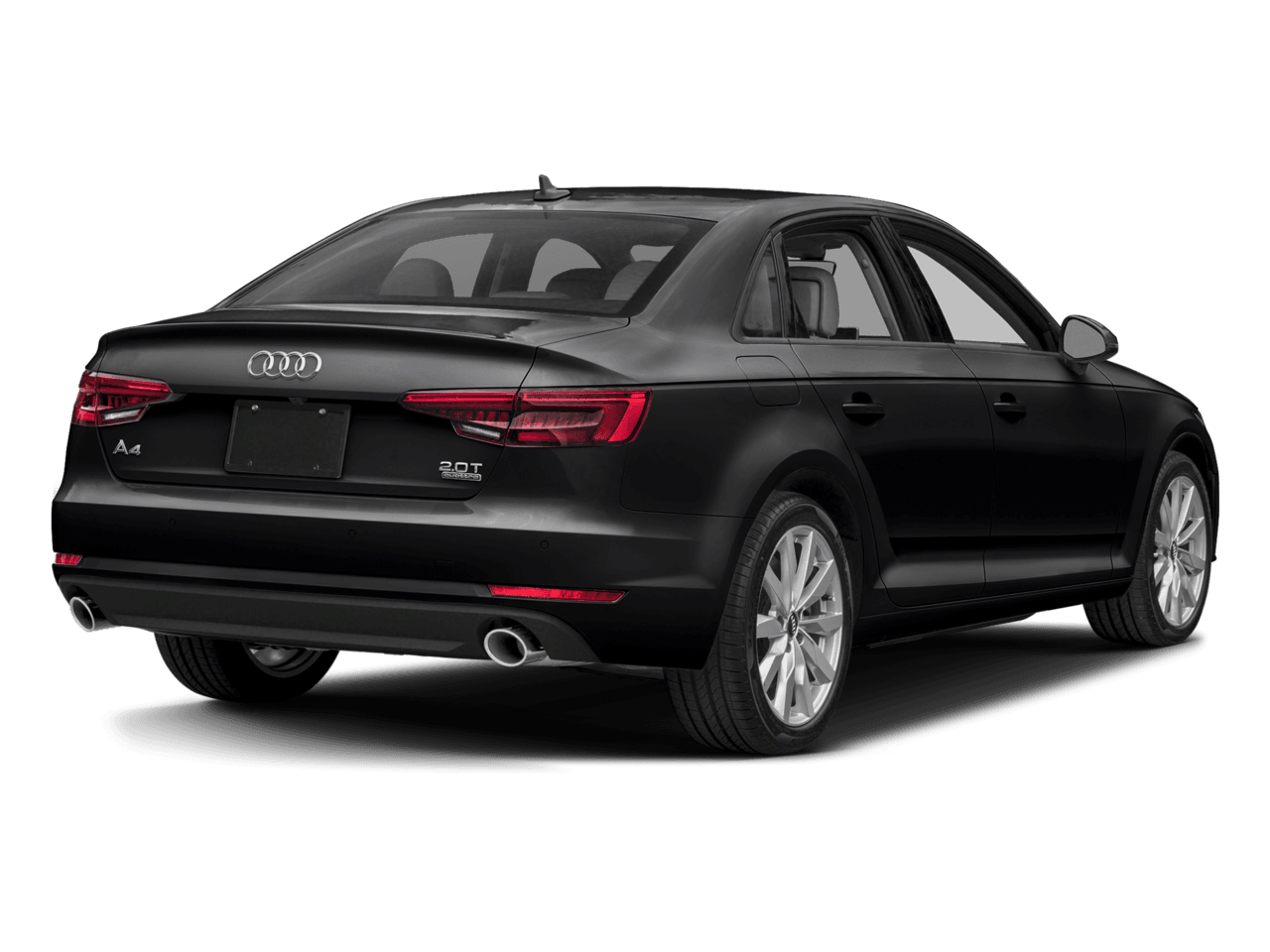 2018 Audi A4 Tech Premium Plus - Rear 3/4, facing to the right