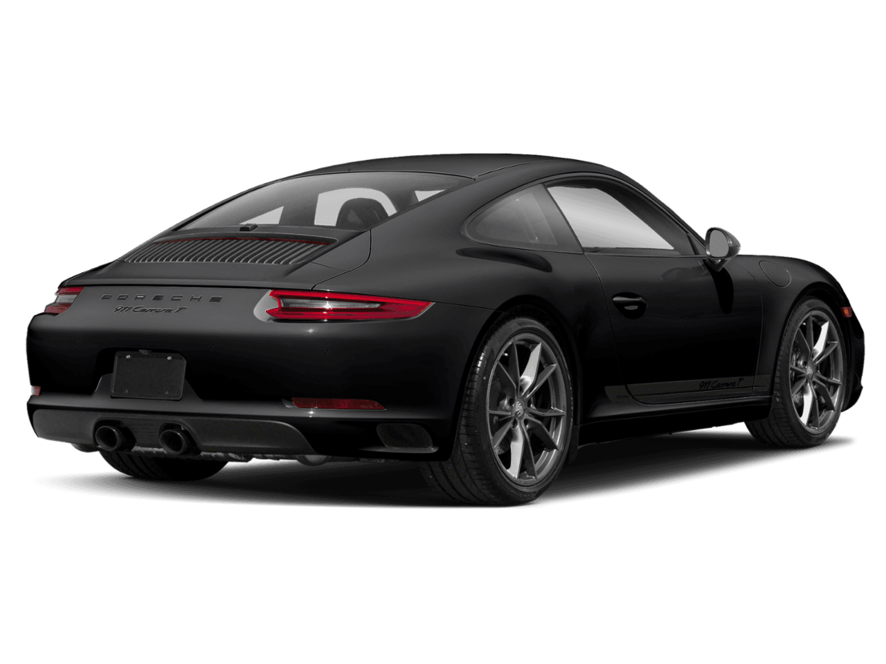 2018 Porsche 911 Carrera T - Rear 3/4, facing to the right