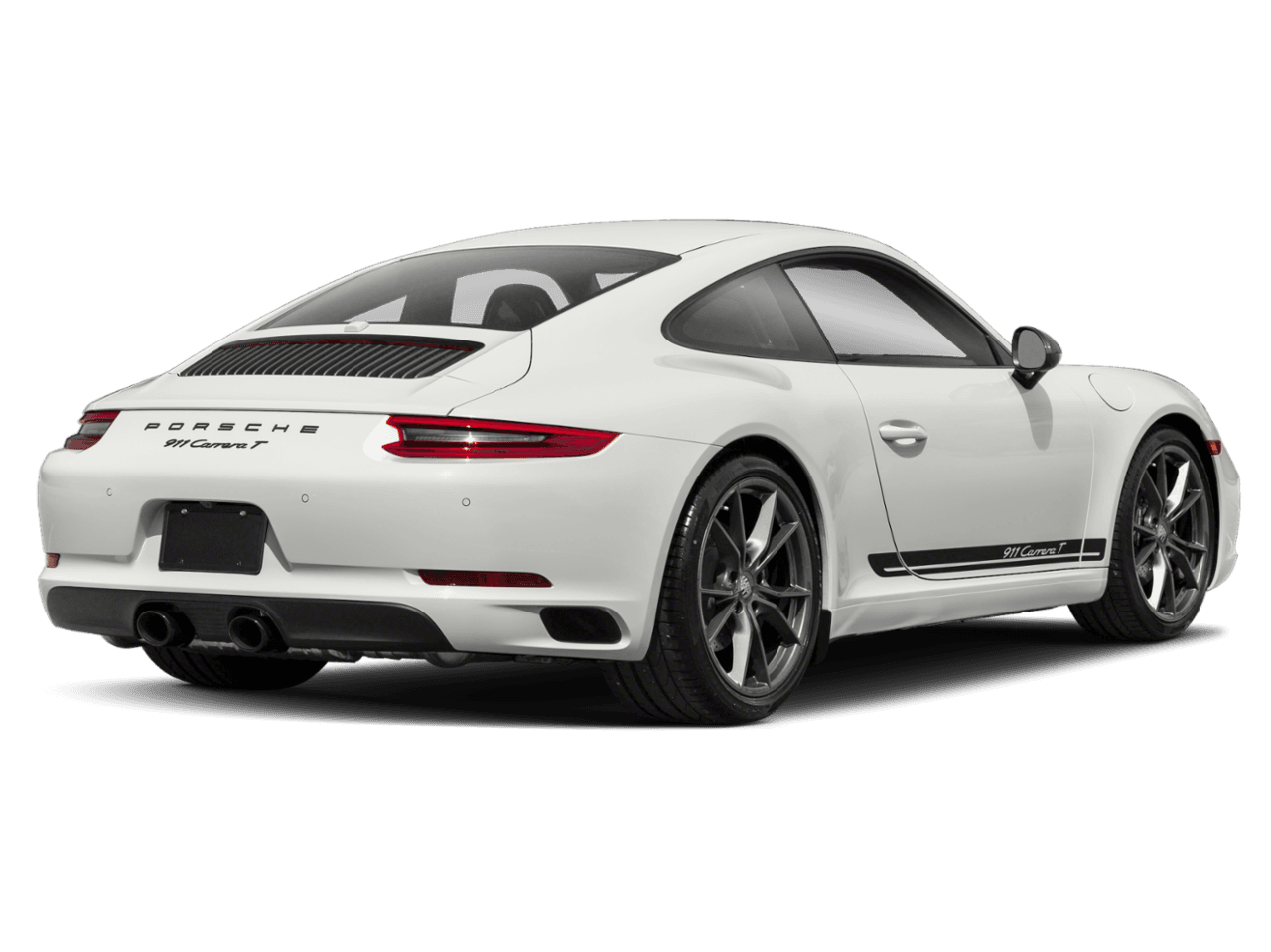 2018 Porsche 911 Carrera T - Rear 3/4, facing to the right