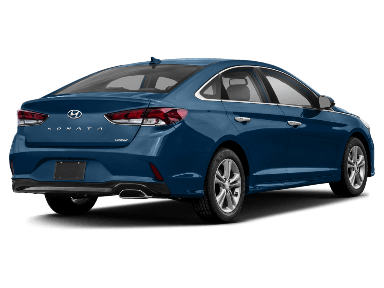 2018 Hyundai Sonata Limited - Rear 3/4, facing to the right