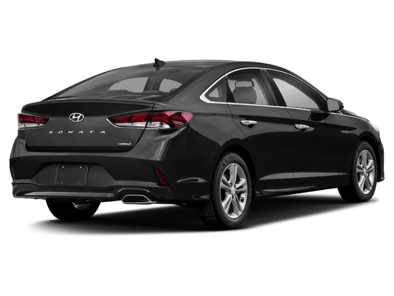 2018 Hyundai Sonata Limited - Rear 3/4, facing to the right