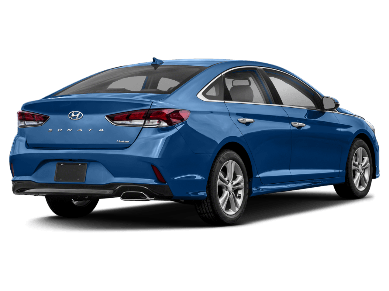 2018 Hyundai Sonata Limited - Rear 3/4, facing to the right