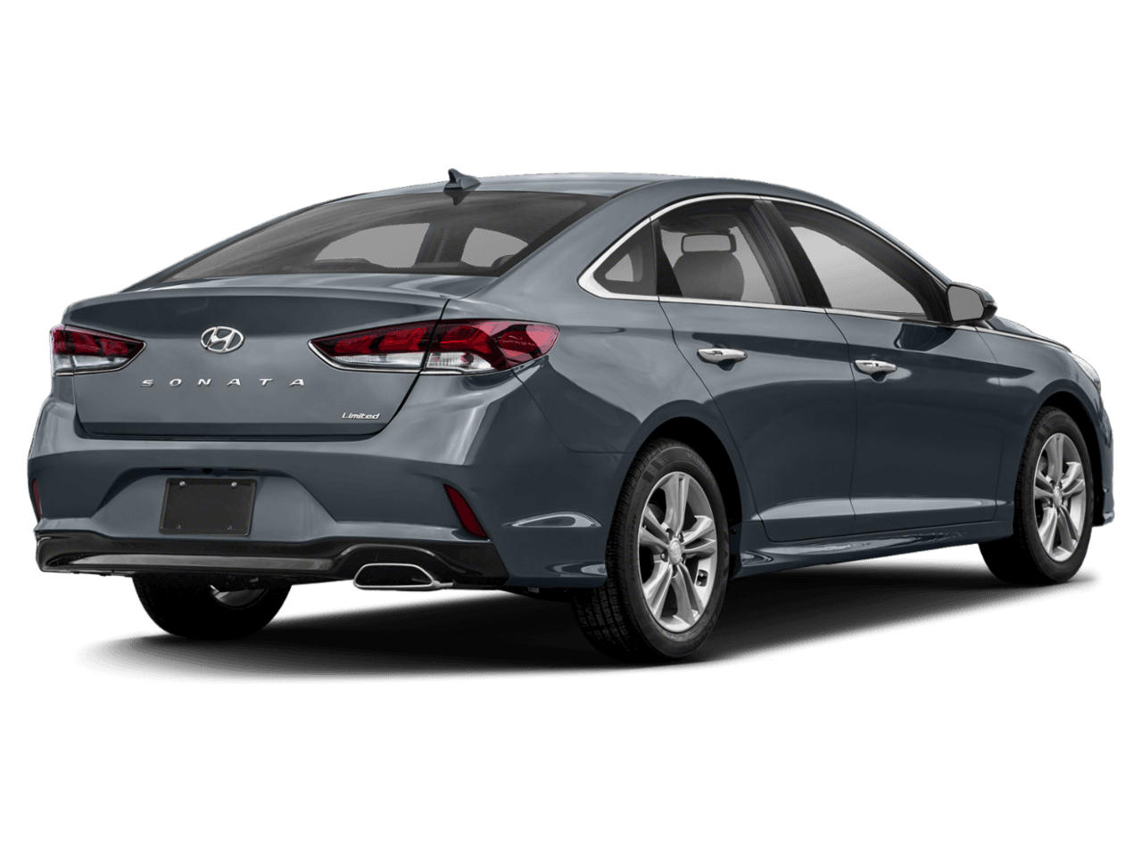 2018 Hyundai Sonata Limited - Rear 3/4, facing to the right