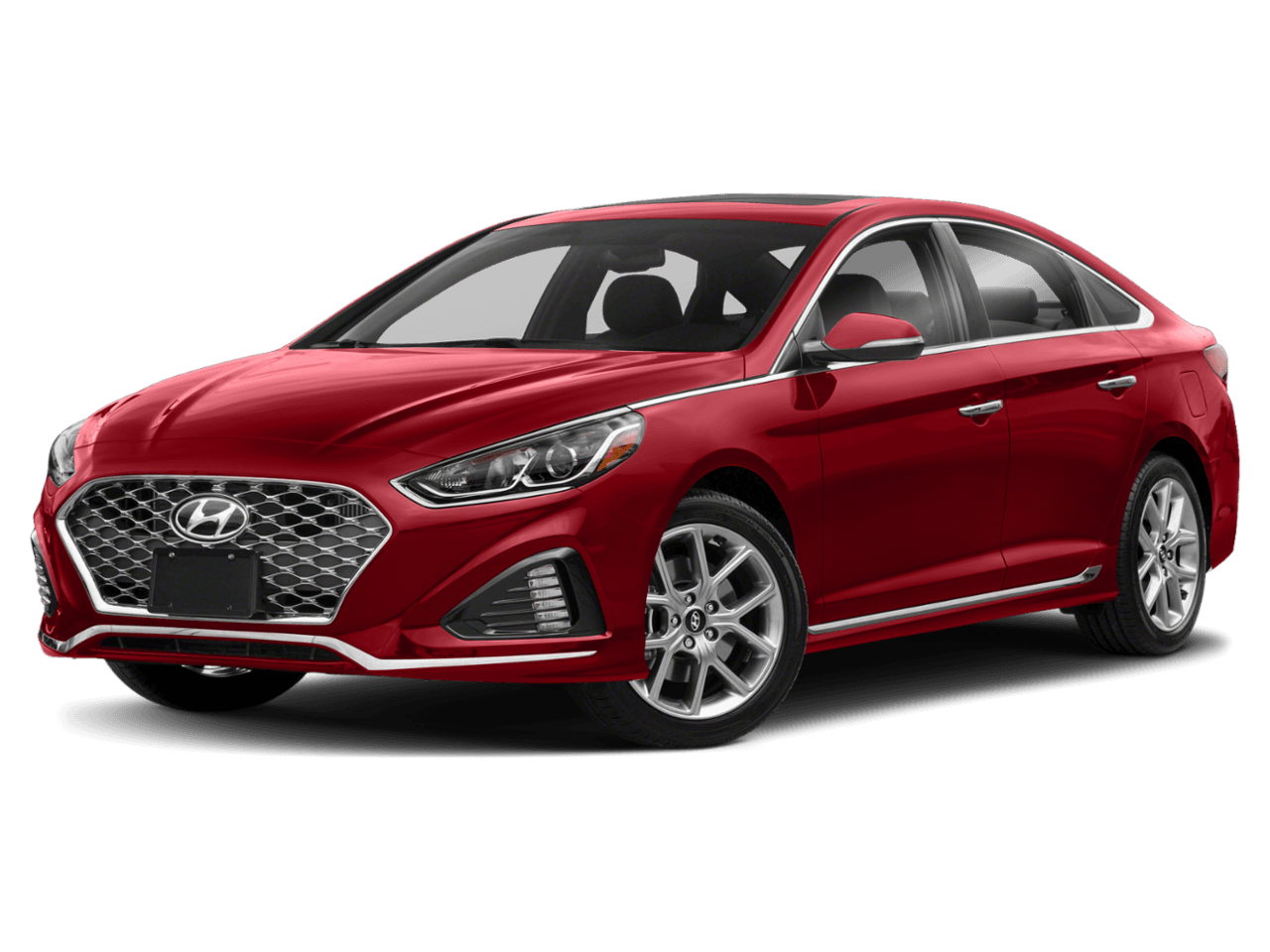 2018 Hyundai Sonata Sport+ - Front 3/4, facing to the left