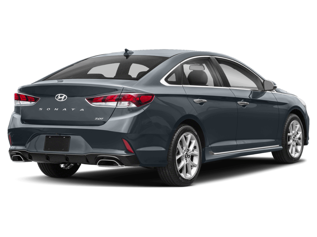 2018 Hyundai Sonata Sport+ - Rear 3/4, facing to the right