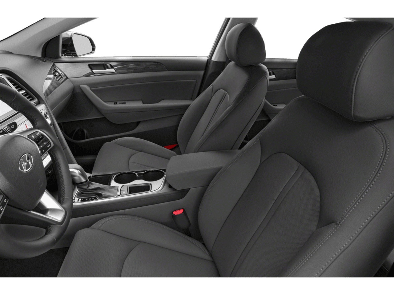 2018 Hyundai Sonata Limited+ - Interior Driver's Side with Door Open, Front Seat Feature