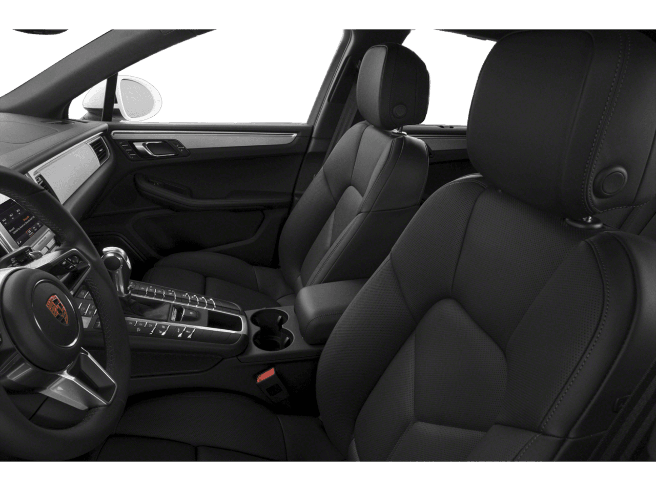2018 Porsche Macan Sport Edition - Interior Driver's Side with Door Open, Front Seat Feature