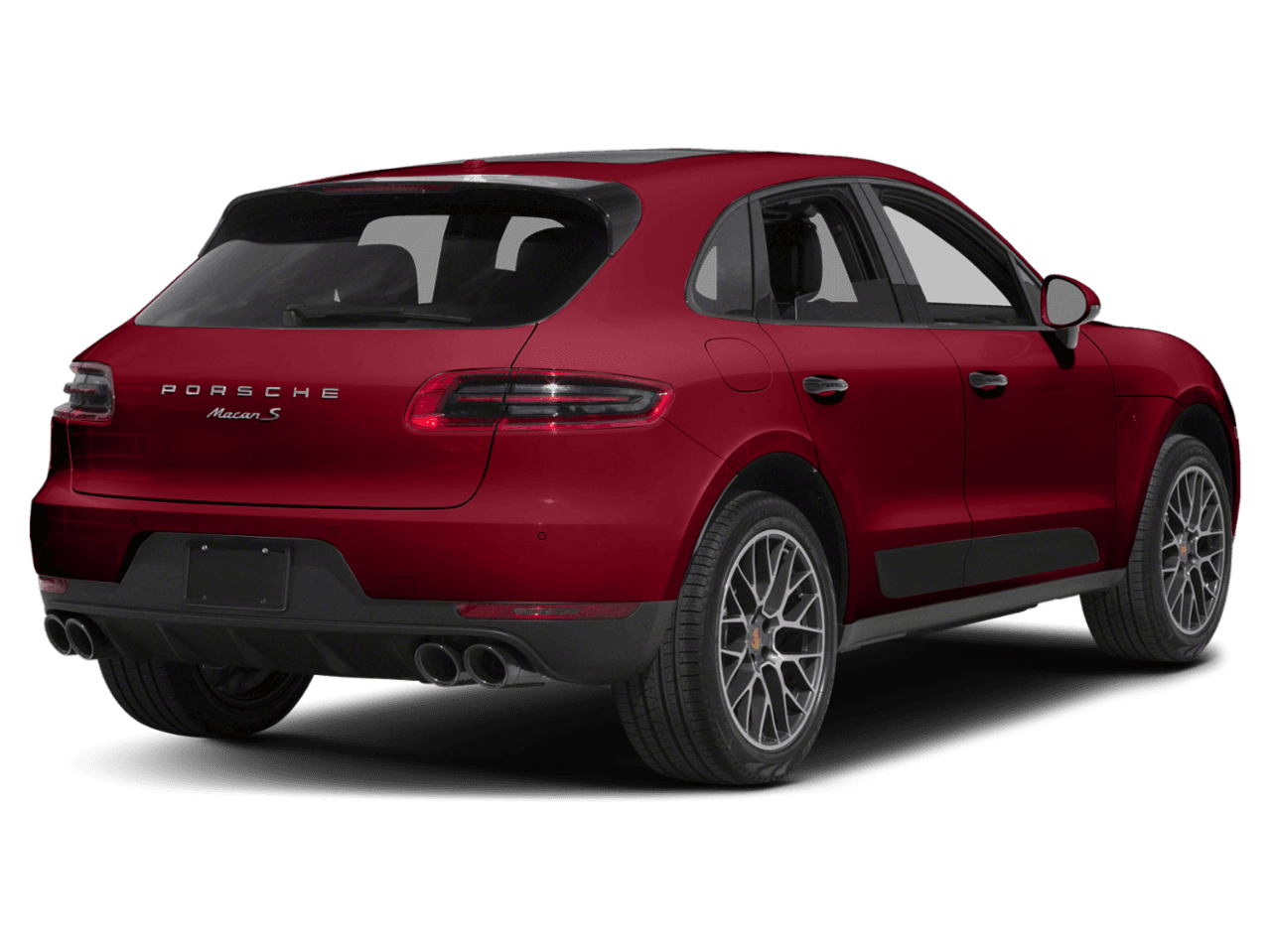 2018 Porsche Macan Sport Edition - Rear 3/4, facing to the right