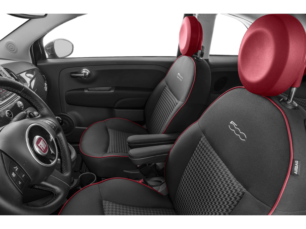 2018 FIAT 500c 1957 Edition - Interior Driver's Side with Door Open, Front Seat Feature