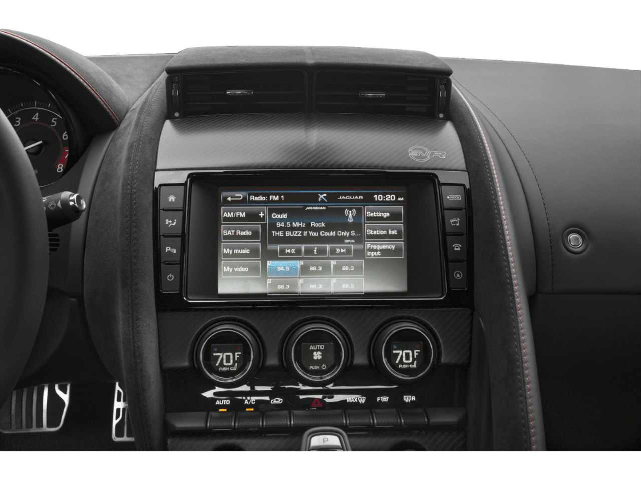 2020 Jaguar F-TYPE SVR - Interior Stereo System