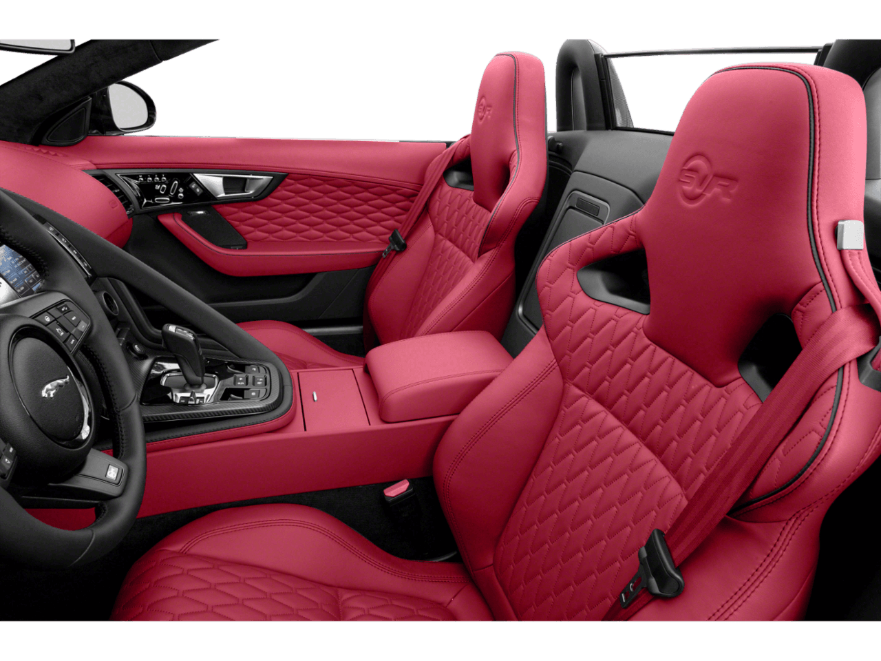 2020 Jaguar F-TYPE SVR - Interior Driver's Side with Door Open, Front Seat Feature
