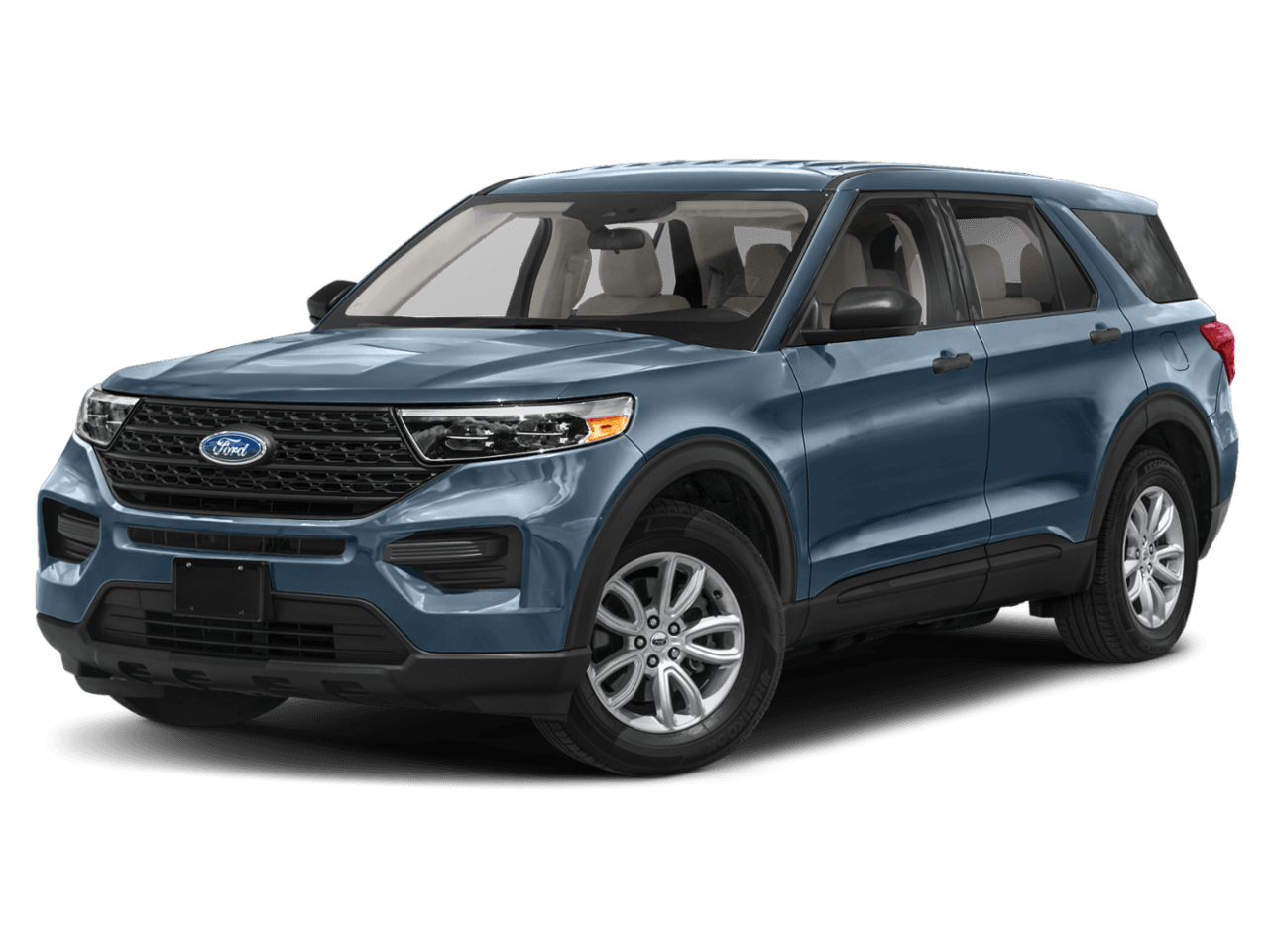 2020 Ford Explorer Base RWD - Front 3/4, facing to the left