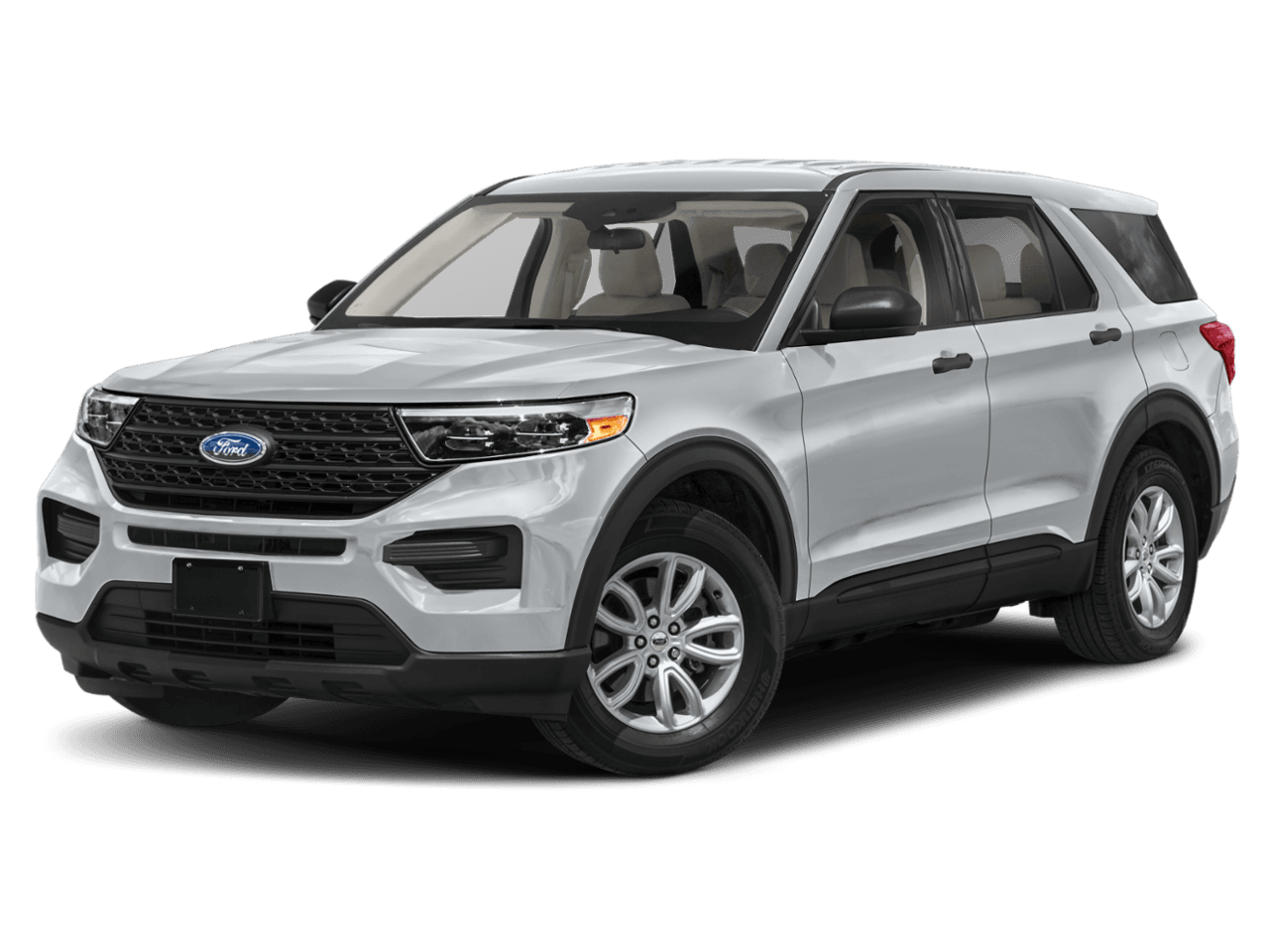 2020 Ford Explorer Base RWD - Front 3/4, facing to the left