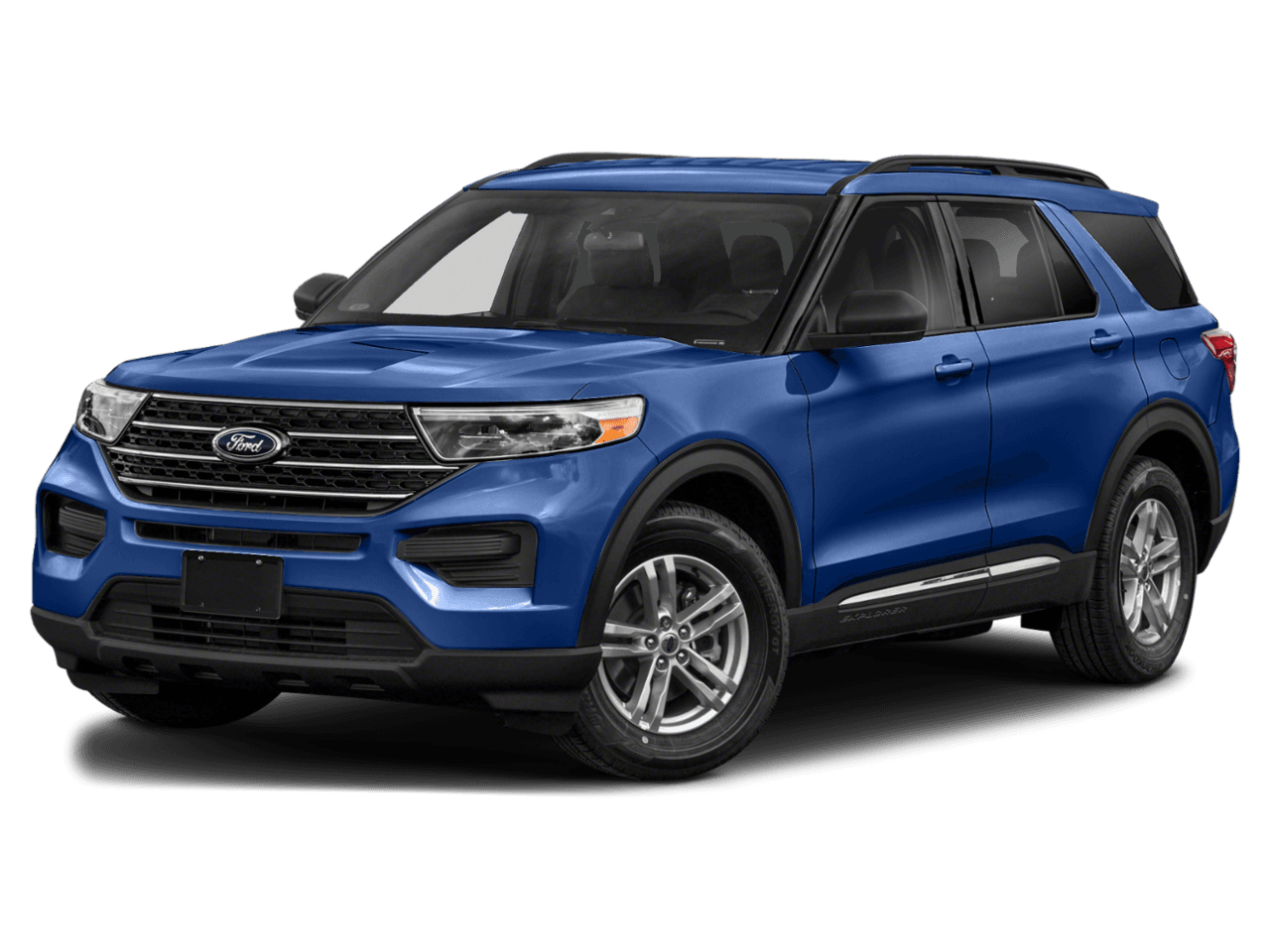 2020 Ford Explorer XLT RWD - Front 3/4, facing to the left