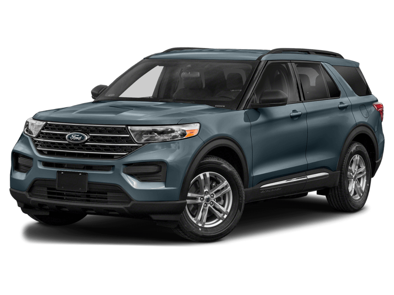 2020 Ford Explorer XLT RWD - Front 3/4, facing to the left