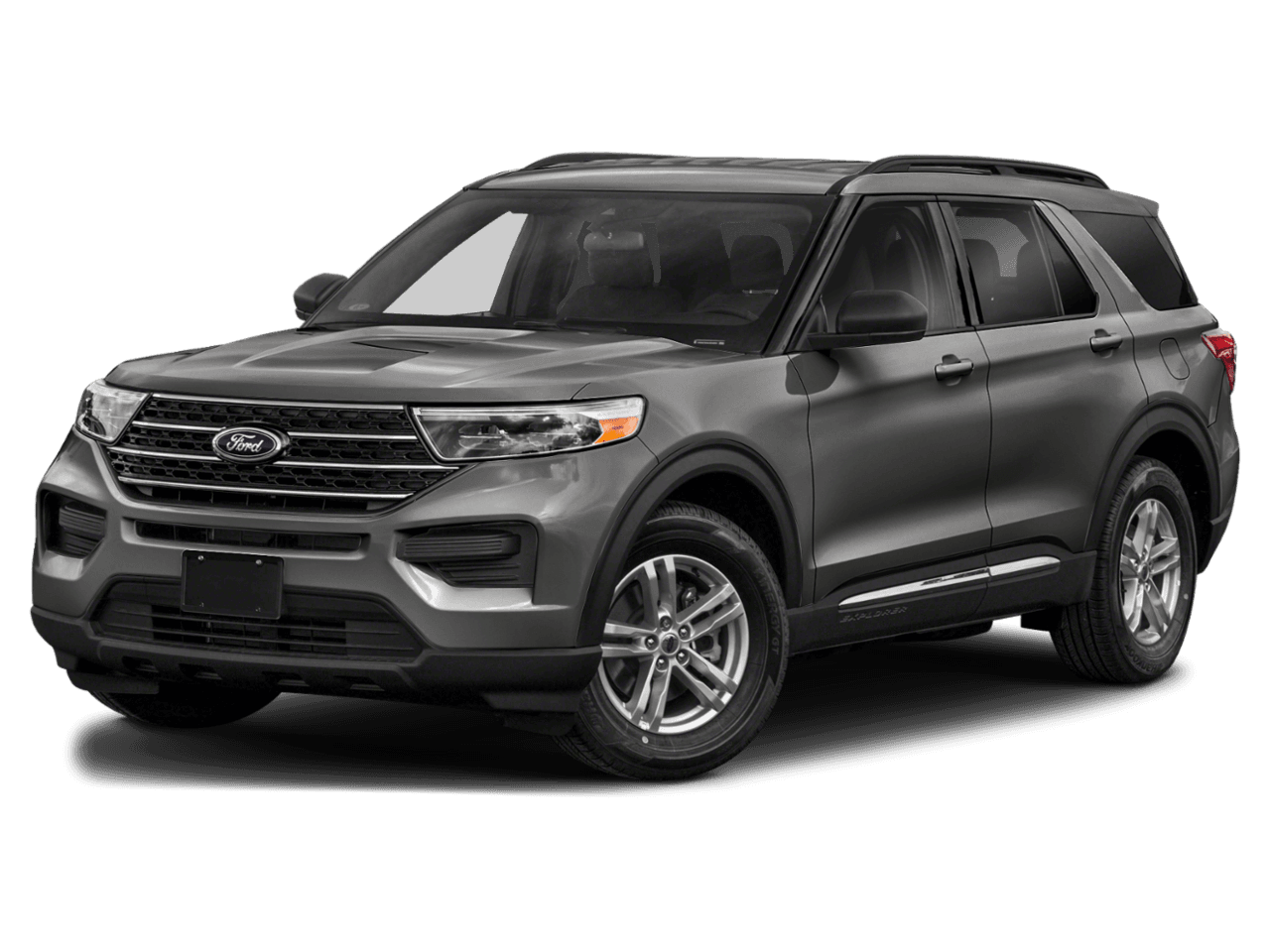 2020 Ford Explorer XLT RWD - Front 3/4, facing to the left