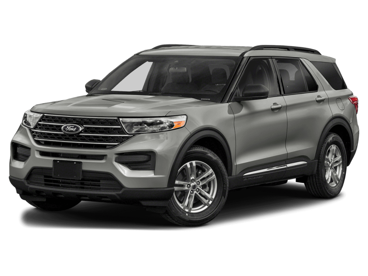 2020 Ford Explorer XLT RWD - Front 3/4, facing to the left