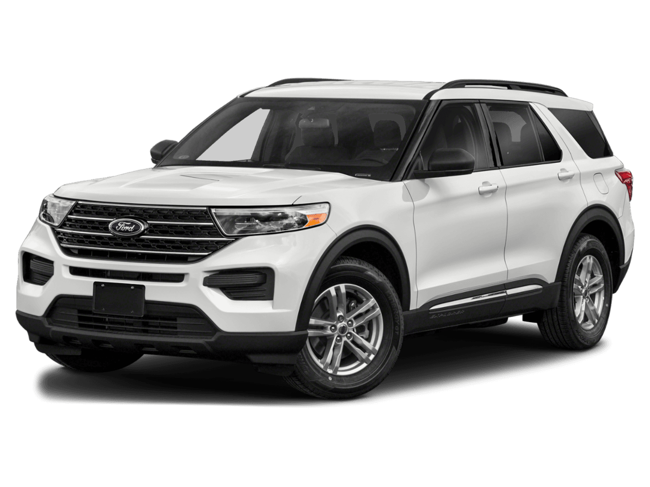 2020 Ford Explorer XLT RWD - Front 3/4, facing to the left