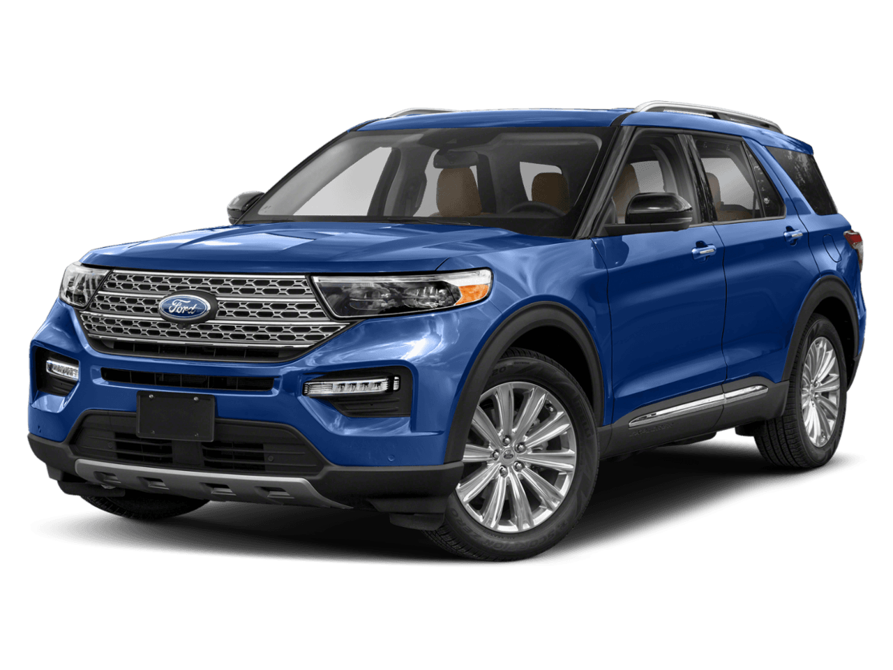 2020 Ford Explorer Limited RWD - Front 3/4, facing to the left